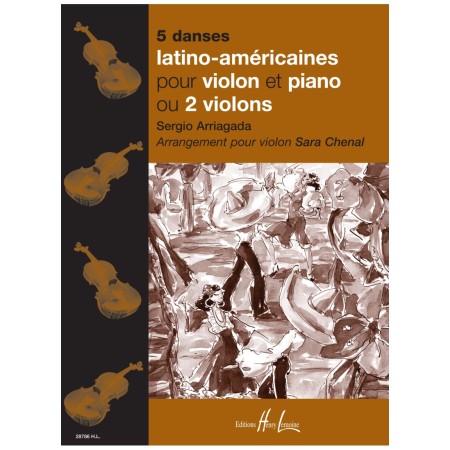 5 danses latino americaines partition violon