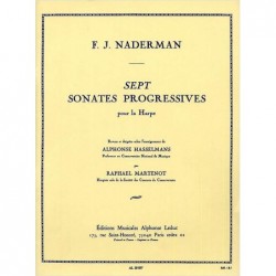 naderman 7 sonates progressives partition harpe