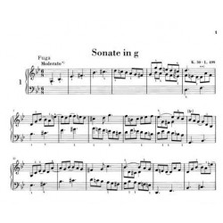 Scarlatti sonates pour piano partition