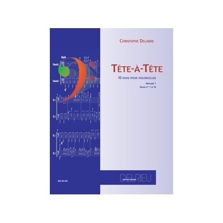 TETE A TETE volume 1 pour 2 violoncelles