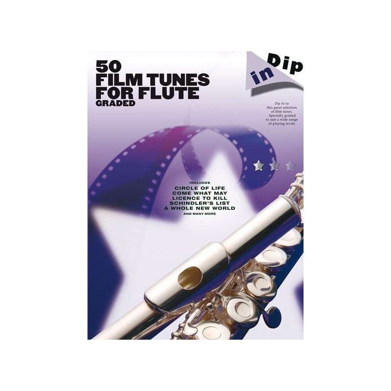 dip in 50 graded film tunes for flute partition