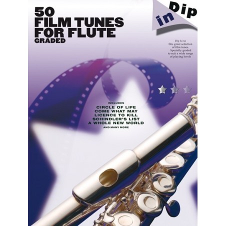 dip in 50 graded film tunes for flute partition