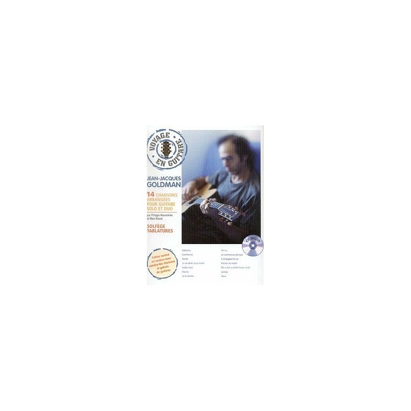 GOLDMAN JEAN-JACQUES - VOYAGE EN GUITARE AVEC CD