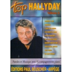 PARTITION HALLYDAY JOHNNY - TOP BEUSCHER VOLUME 2