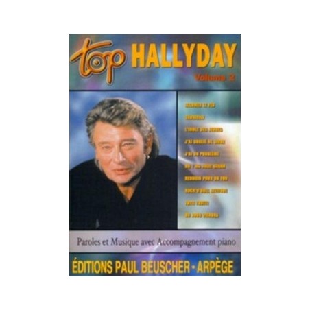 PARTITION HALLYDAY JOHNNY - TOP BEUSCHER VOLUME 2