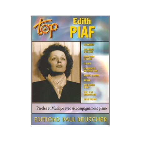 PARTITION EDITH PIAF TOP BEUSCHER CLAVIER PIANO