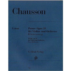 Ernest Chausson Poème partition violon