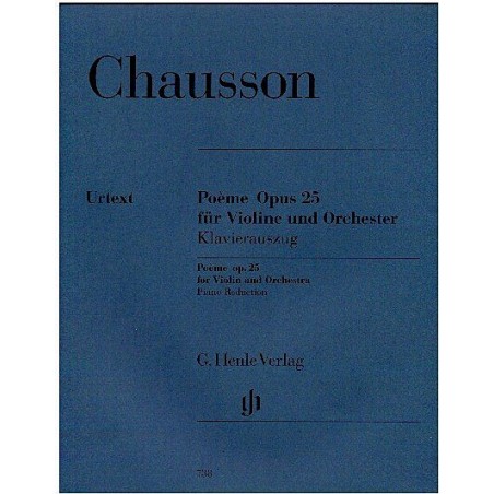 Ernest Chausson Poème partition violon