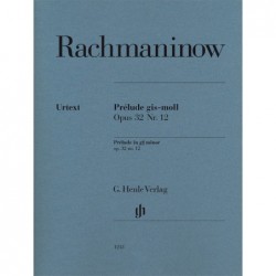 Partition Prélude Rachmaninoff Opus 32 n°12