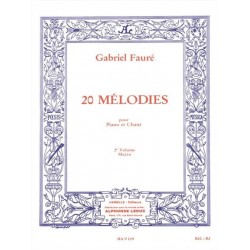 gabriel fauré mélodies mezzo partition