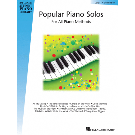 Popular piano solos level 1 partition