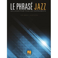 le phrasé jazz partition de 500 licks