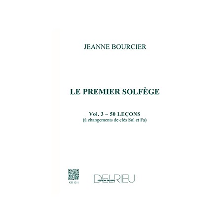 jeanne Bourcier premier solfège volume 3