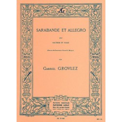 grovlez sarabande et allegro partition