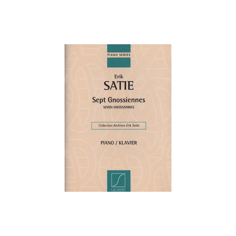 Satie 7 gnossiennes partition