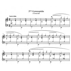 satie gymnopédies partition piano