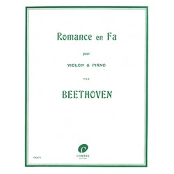 Beethoven romance opus 50 partition violon