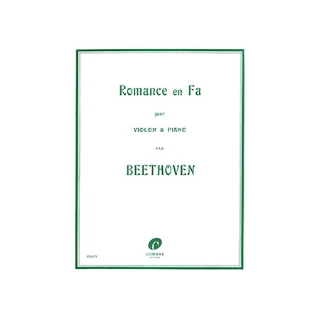 Beethoven romance opus 50 partition violon