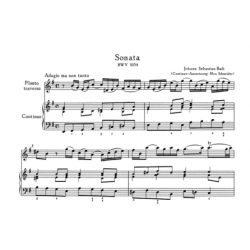 Bach 4 sonates pour flûte partition