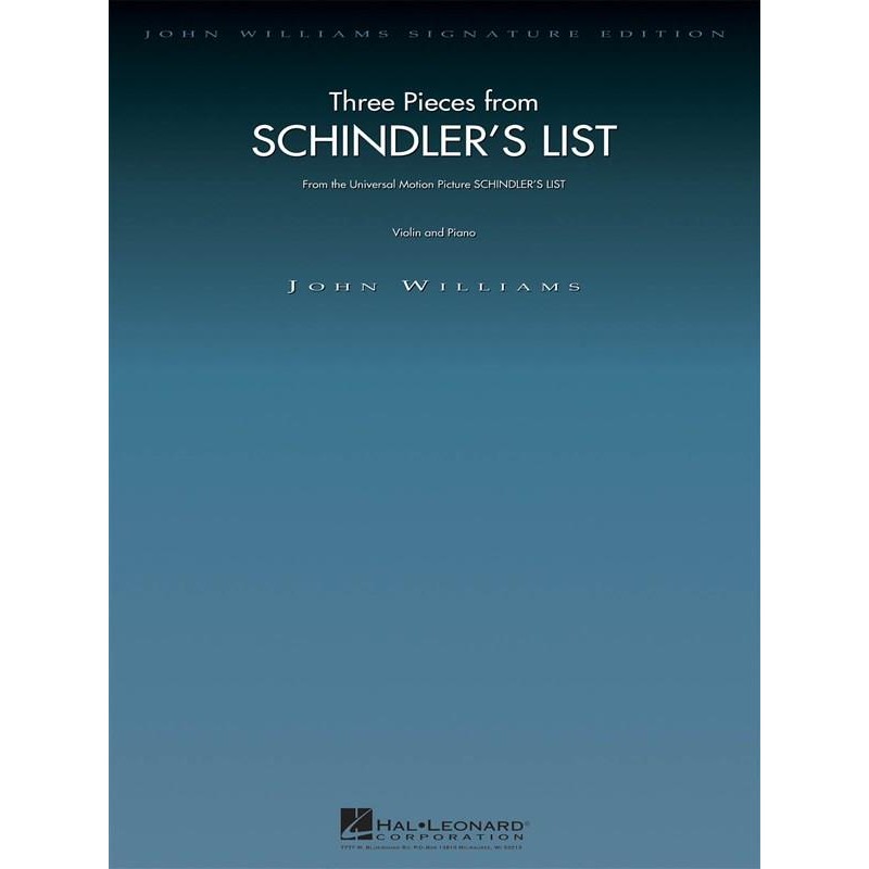 la liste de Schindler partition violon