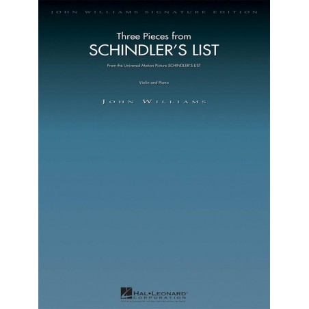 la liste de Schindler partition violon