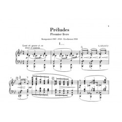 PARTITION PIANO DEBUSSY PRELUDES - KIOSQUE MUSIQUE AVIGNON