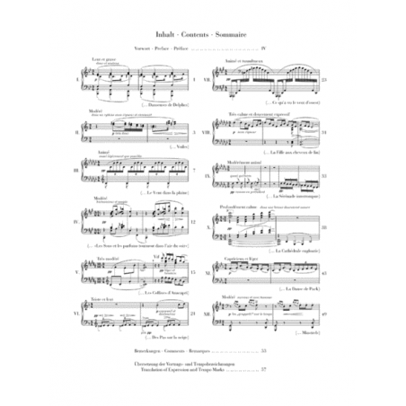 PARTITION PIANO DEBUSSY PRELUDES - KIOSQUE MUSIQUE AVIGNON