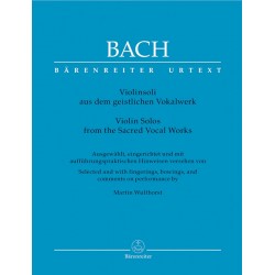 BACH VIOLIN SOLOS FROM THE SACRED VOCAL WORKS