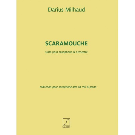 darius milhaud scaramouche partition saxo