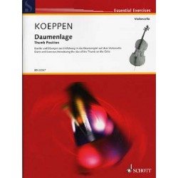 Koeppen thumb position partition violoncelle