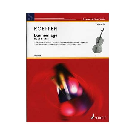 Koeppen thumb position partition violoncelle