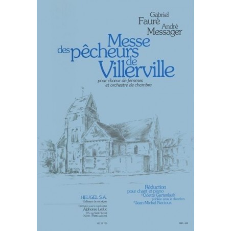 messe des pêcheurs de villerville partition