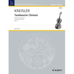 Kreisler tambourin chinois partition violon