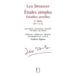 Léo brouwer études simples partition