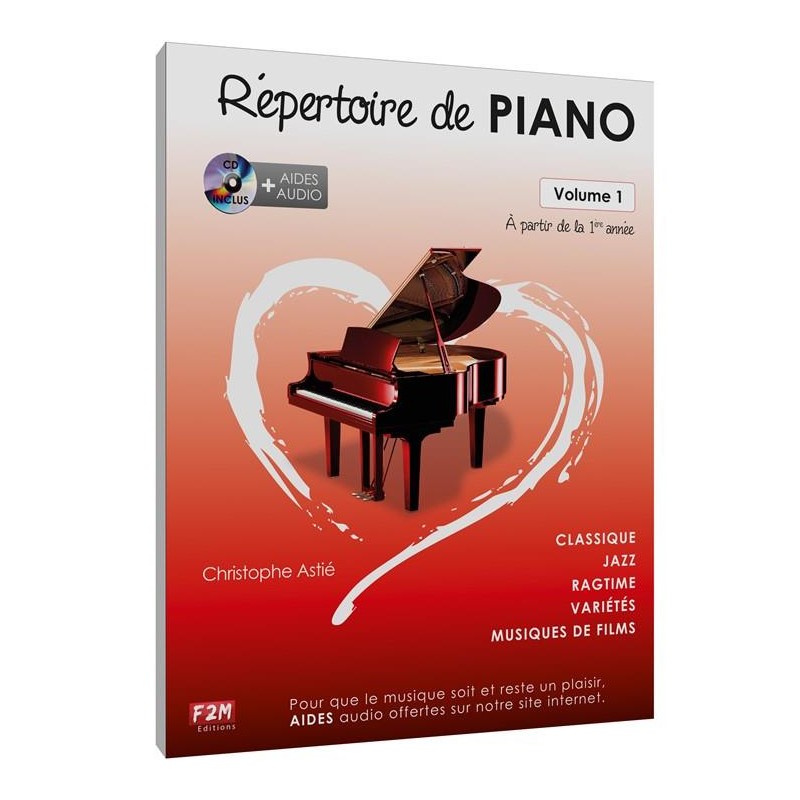 repertoire de piano volume 1 avignon