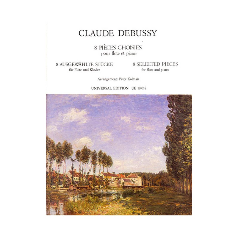 DEBUSSY PIECES POUR FLUTE ET PIANO UE18018