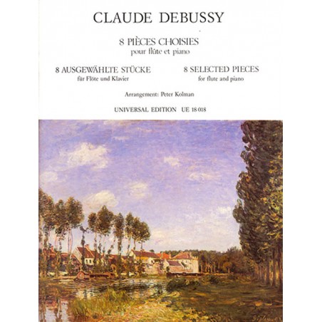 DEBUSSY PIECES POUR FLUTE ET PIANO UE18018