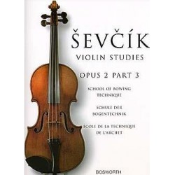 Sevcik Opus 2 part 3 partition violon Avignon