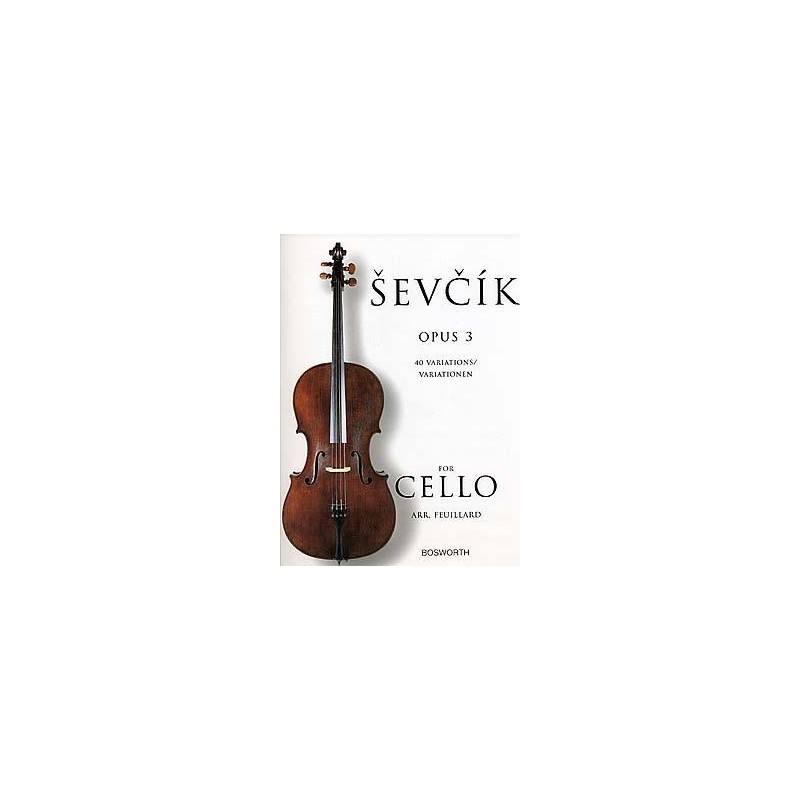 Sevcik opus 3 partition violoncelle