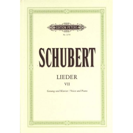 Schubert lieder partition