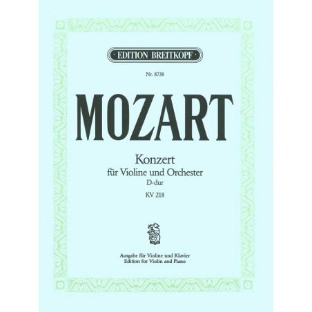 mozart concerto violon partition