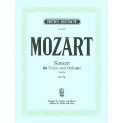 Mozart concerto violon 3 partition violon