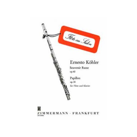 Ernesto Kohler souvenir russe papillon partition