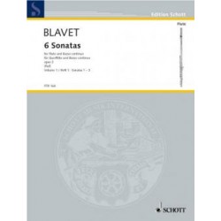 Blavet sonates pour flûte opus 2 partition