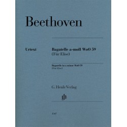 BEETHOVEN LETTRE A ELISE PIANO HN128