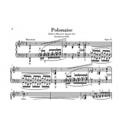 Chopin polonaise héroïque partition piano