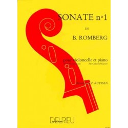 Romberg sonate opus 43 n°1 partition