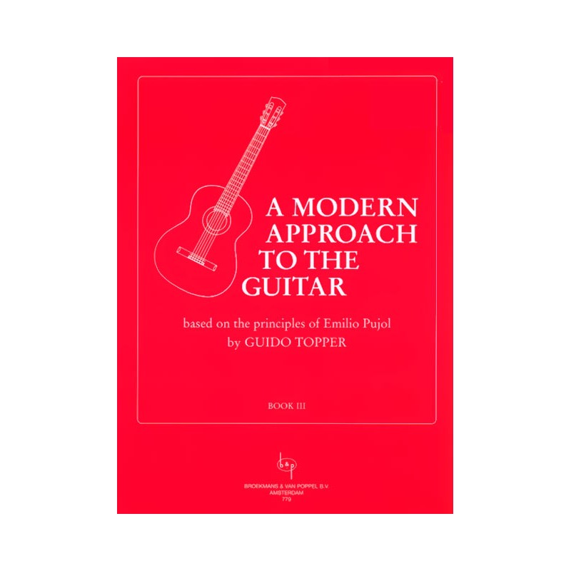 TOPPER MODERN APPROACH TO GUITAR BOOK 3 BRP779 BRP779