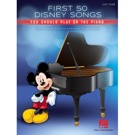 first 50 disney songs partitions piano