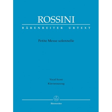 Rossini petite messe solennelle partition chant